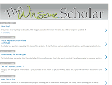 Tablet Screenshot of blog.winsomescholar.com